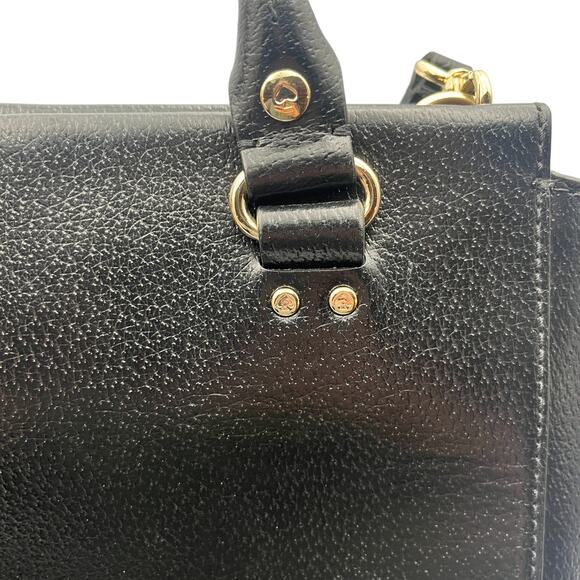 Kate Spade Wellesley Small Camryn Leather 2 Way Handbag Crossbody Bag Black - Picture 5 of 9